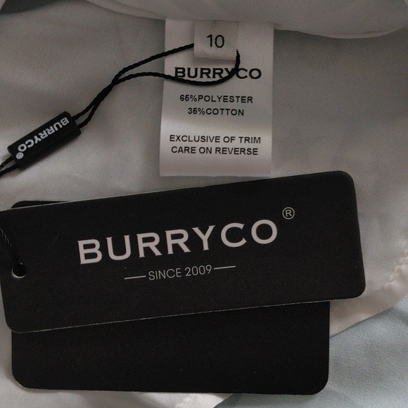 NWT Burryco Size 10 Zebra Abstract Print Long Sleeve Button Front Dress - Picture 4 of 17